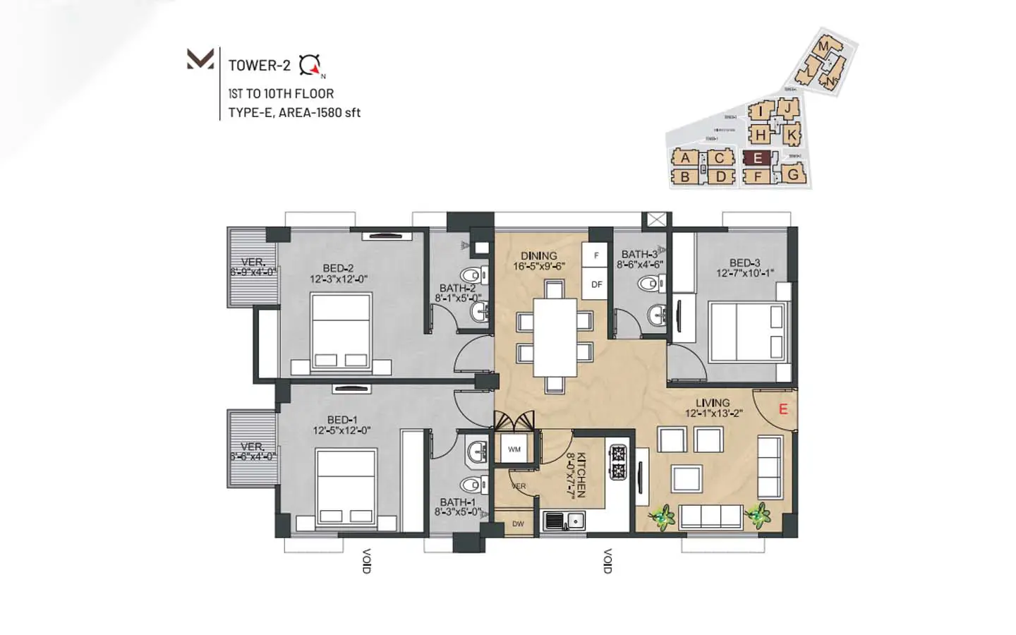 Ready flat for sale in uttara