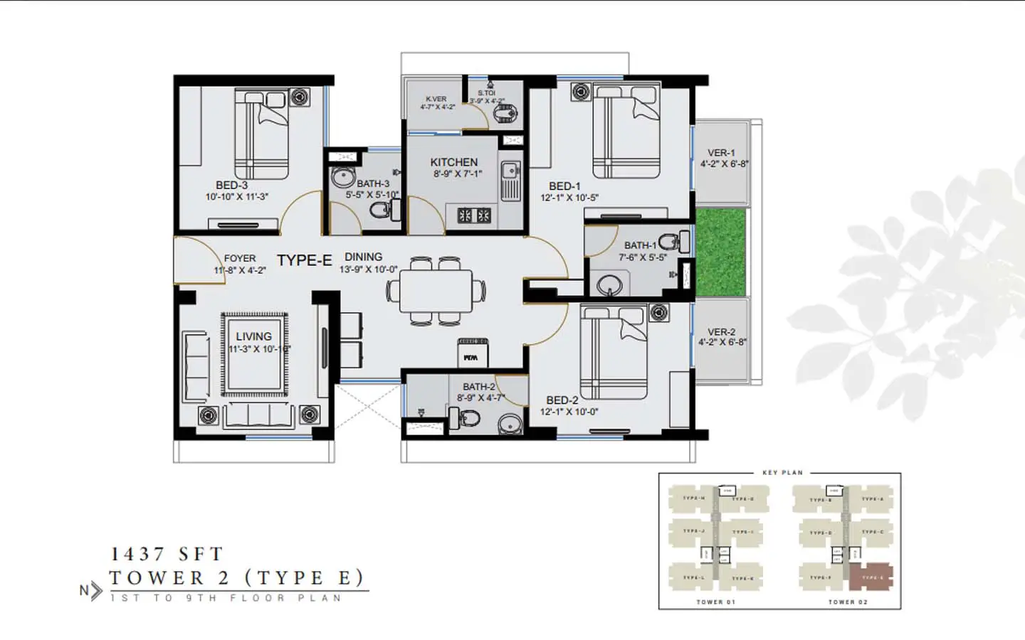 Ready flat for sale in Uttara
