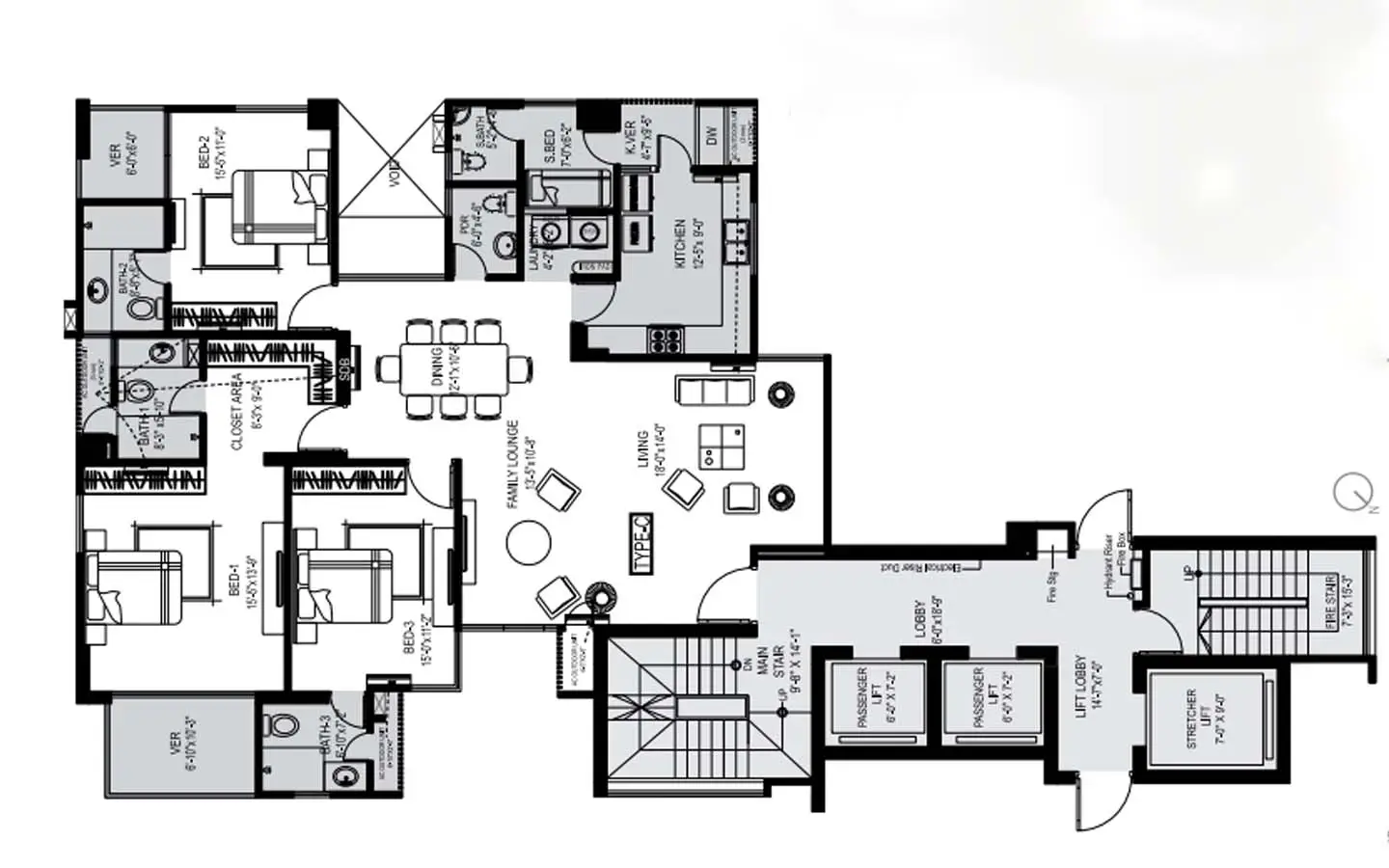 Ready flat for sale in dhanmondi