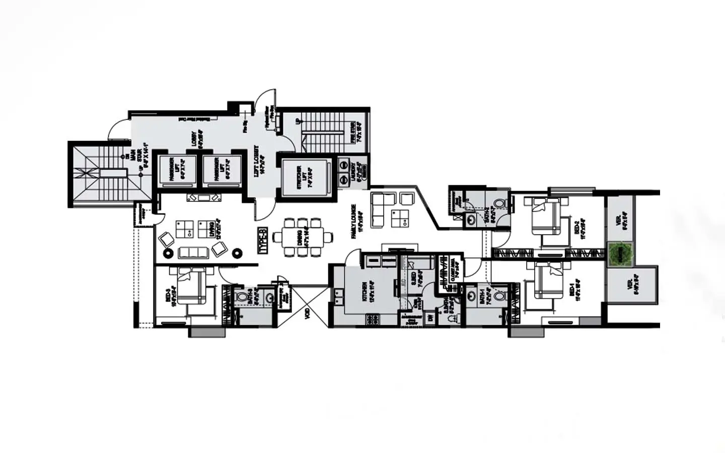 Ready flat for sale in dhanmondi