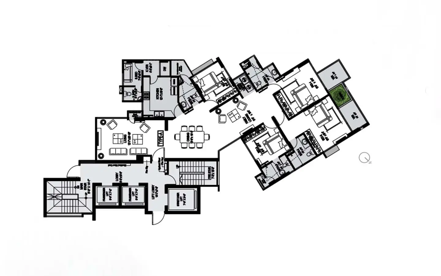 Ready flat for sale in dhanmondi