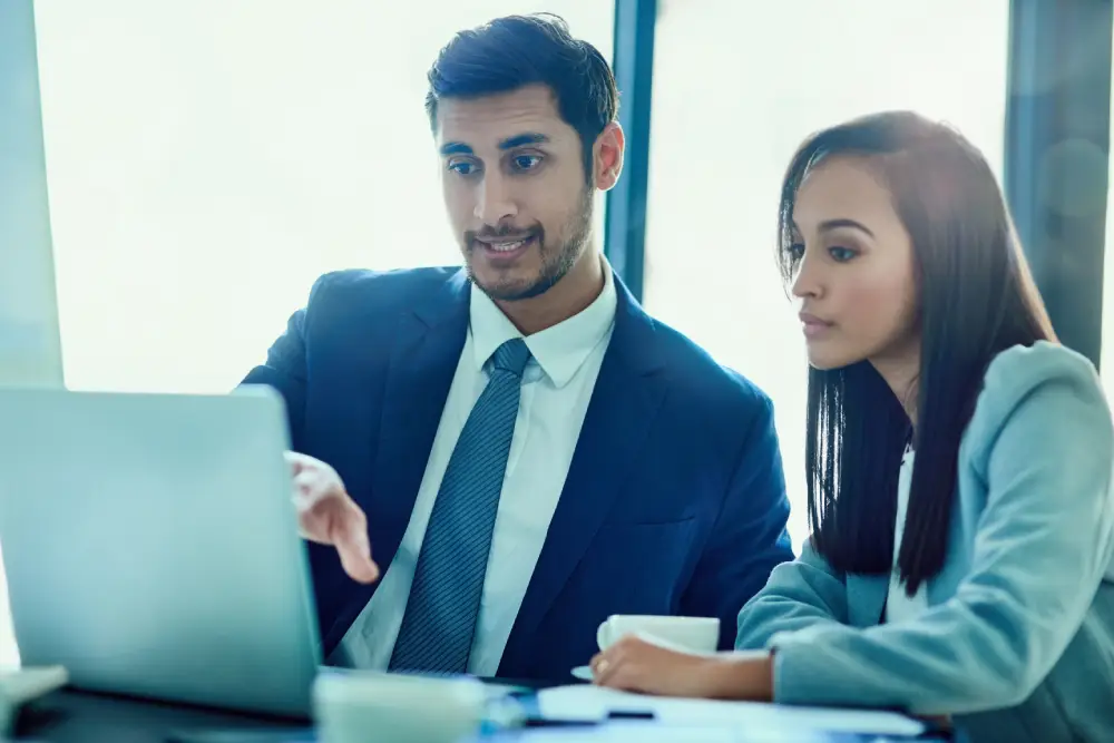 Businesspeople coming up with Corporate solutions